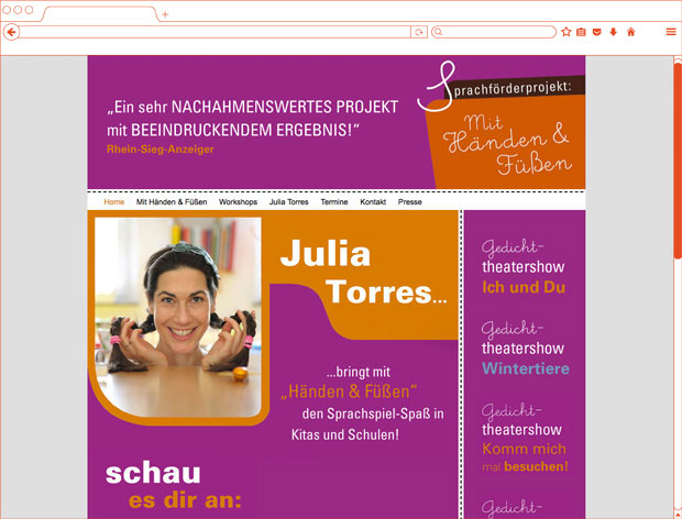 Julia Torres, Webseite Index